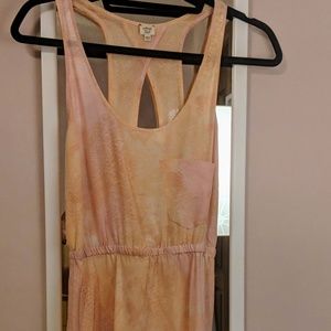 Aritzia Wilfred Silk Mini Dress - Pink Snakeskin